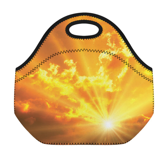 Sunrise Sky Print Neoprene Lunch Bag