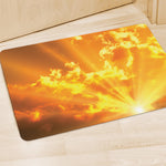 Sunrise Sky Print Polyester Doormat