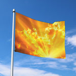 Sunrise Sky Print Polyester Flag