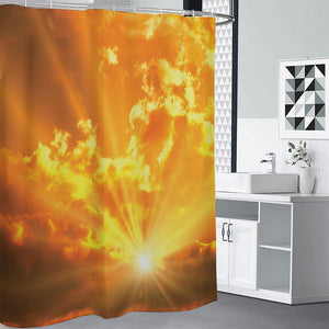 Sunrise Sky Print Premium Shower Curtain