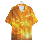 Sunrise Sky Print Rayon Hawaiian Shirt