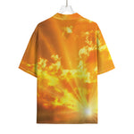 Sunrise Sky Print Rayon Hawaiian Shirt