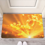 Sunrise Sky Print Rubber Doormat