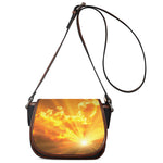 Sunrise Sky Print Saddle Bag