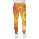 Sunrise Sky Print Scuba Joggers
