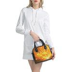 Sunrise Sky Print Shoulder Handbag