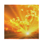 Sunrise Sky Print Silk Bandana