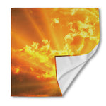 Sunrise Sky Print Silk Bandana