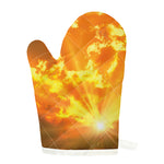 Sunrise Sky Print Single Oven Mitt
