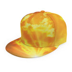 Sunrise Sky Print Snapback Cap