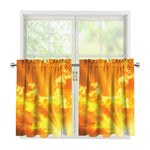 Sunrise Sky Print Tier Curtains