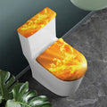 Sunrise Sky Print Toilet Lid And Tank Cover Set
