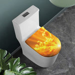 Sunrise Sky Print Toilet Lid Cover