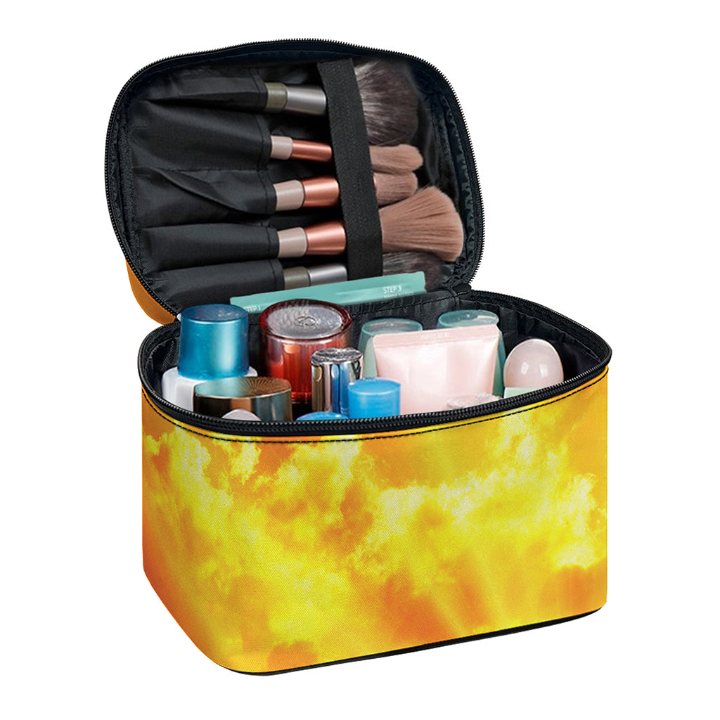 Sunrise Sky Print Travel Makeup Bag