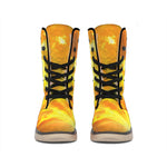 Sunrise Sky Print Winter Boots