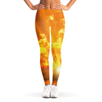 Sunrise Sky Print Women's Leggings