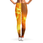 Sunrise Sky Print Women's Leggings