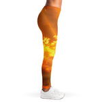 Sunrise Sky Print Women's Leggings