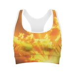 Sunrise Sky Print Women's Sports Bra