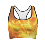 Sunrise Sky Print Women's Sports Bra