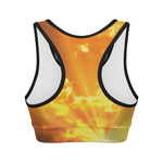 Sunrise Sky Print Women's Sports Bra