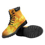 Sunrise Sky Print Work Boots