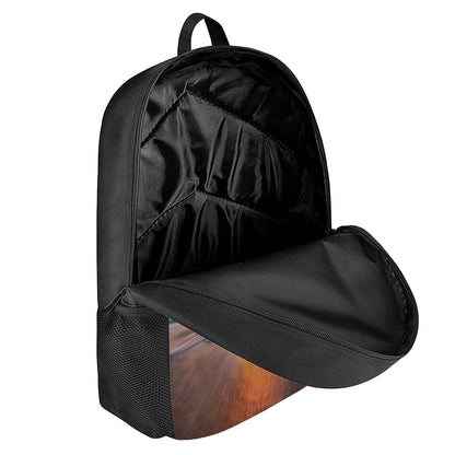 Sunrise Wave Print 17 Inch Backpack