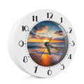 Sunrise Wave Print Alarm Clock