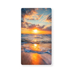 Sunrise Wave Print Baby Crib Sheet
