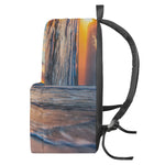 Sunrise Wave Print Backpack