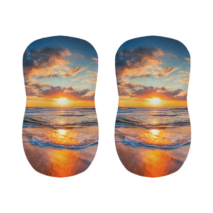 Sunrise Wave Print Bar Stool Covers