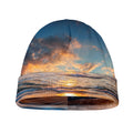 Sunrise Wave Print Beanie