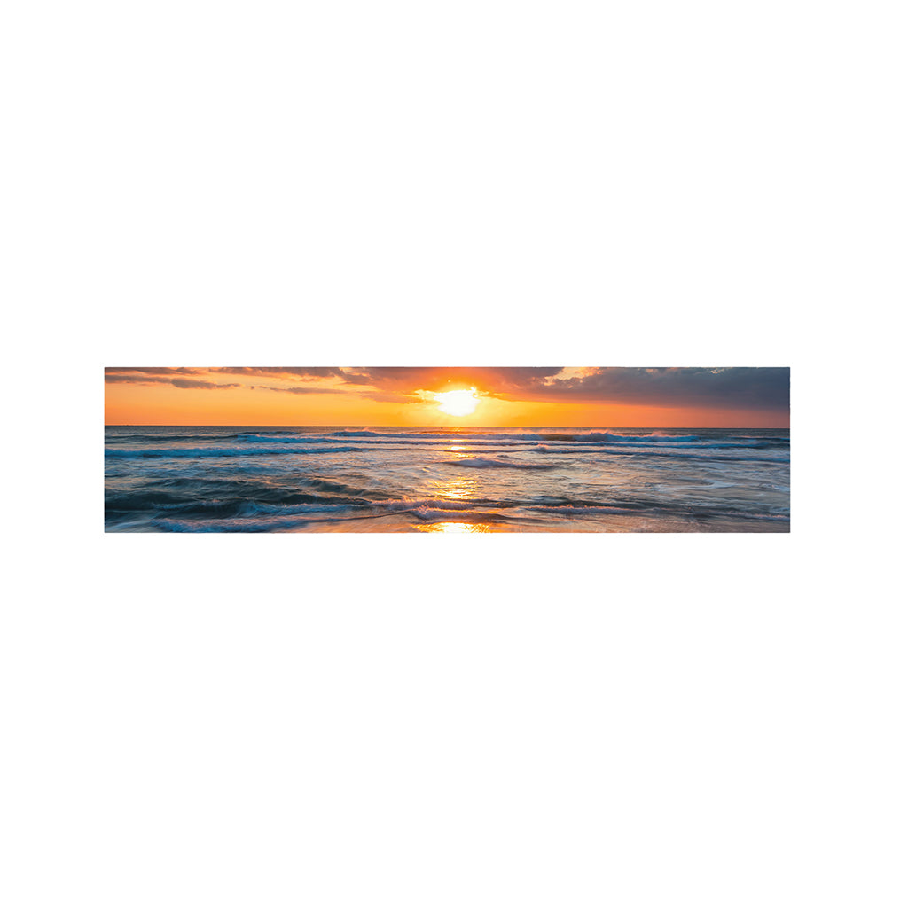 Sunrise Wave Print Bed Runner