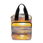 Sunrise Wave Print Bible Tote Bag