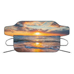 Sunrise Wave Print Car Windshield Snow Cover