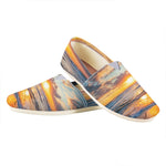 Sunrise Wave Print Casual Shoes