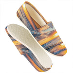 Sunrise Wave Print Casual Shoes