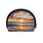 Sunrise Wave Print Coin Purse
