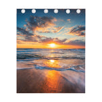 Sunrise Wave Print Curtain
