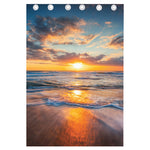 Sunrise Wave Print Curtain