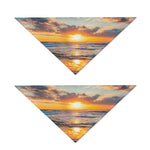 Sunrise Wave Print Dog Bandana