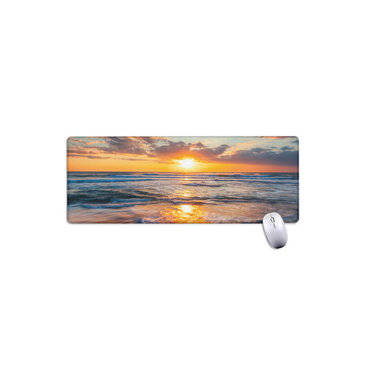 Sunrise Wave Print Extended Mouse Pad