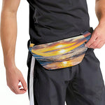 Sunrise Wave Print Fanny Pack