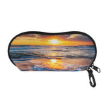 Sunrise Wave Print Glasses Case