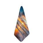 Sunrise Wave Print Hand Towel