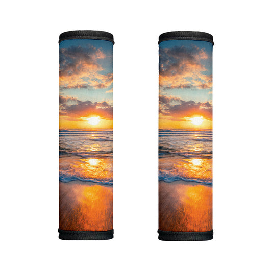 Sunrise Wave Print Handle Covers