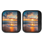 Sunrise Wave Print Handle Covers