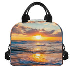 Sunrise Wave Print Insulated Lunch Bag