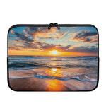Sunrise Wave Print Laptop Sleeve
