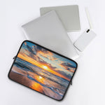 Sunrise Wave Print Laptop Sleeve